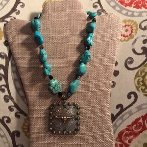 Western turquoise necklace